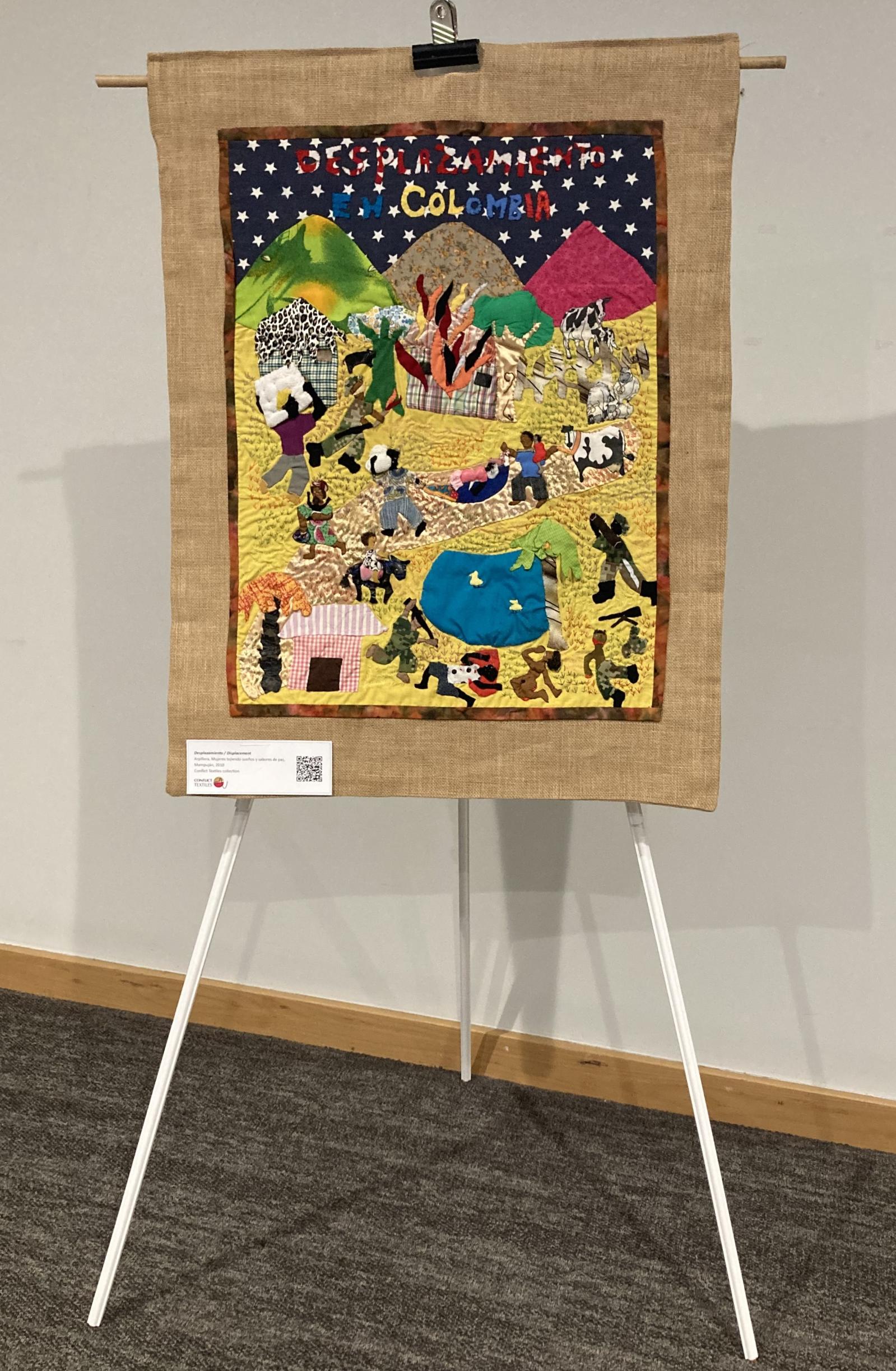 Sample of Conflict Textiles Exhibition